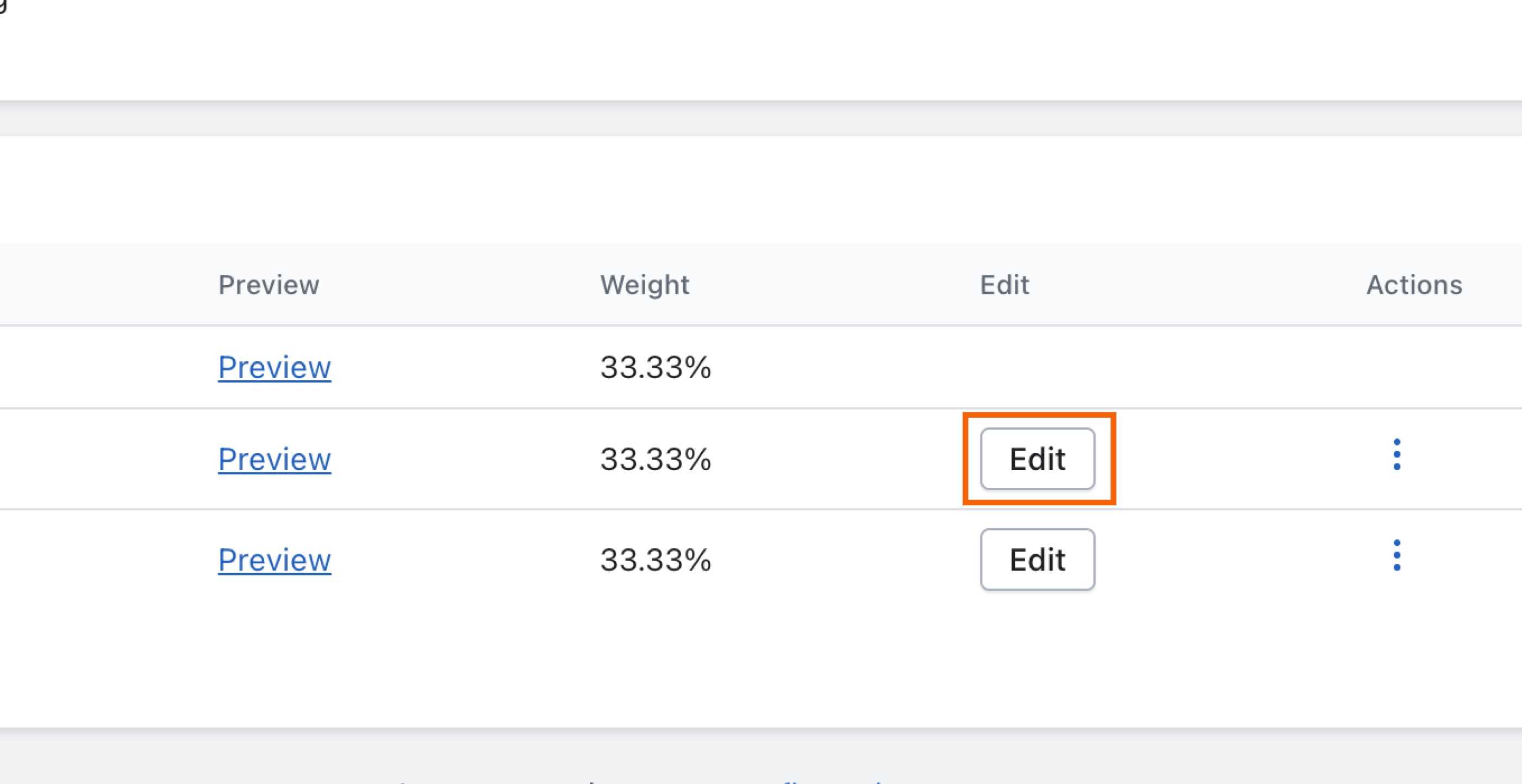 URL Targeting highlighted
